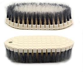 img 4 attached to 🧹 Fuxinghao Multipurpose Cleaning Brush Set: Versatile Brushes for Kitchen, Bathroom, Shower, Sink, Carpet, and Floor – 2 Pack