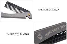 img 1 attached to Folding Professional Stainless Grooming Detangling