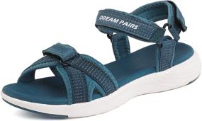 img 4 attached to DREAM PAIRS Athletic Sandals QDL19001L