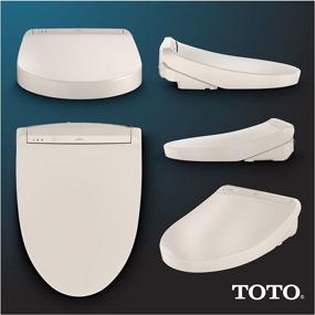 img 3 attached to 🚽 TOTO Cotton White Electronic Bidet Toilet Seat - SW3036R#01 WASHLET K300