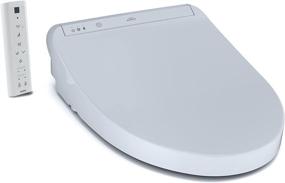 img 4 attached to 🚽 TOTO Cotton White Electronic Bidet Toilet Seat - SW3036R#01 WASHLET K300