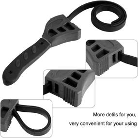 img 1 attached to 🔧 Versatile Adjustable Nikou Strap Wrench: Multi-Purpose Tool