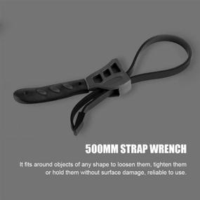 img 2 attached to 🔧 Versatile Adjustable Nikou Strap Wrench: Multi-Purpose Tool