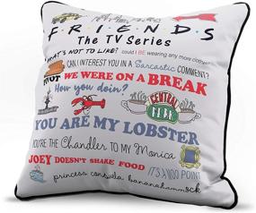 img 2 attached to 🛋️ Cozy Up with the Jay Franco Friends Quotable Decorative Throw Pillow Cover: Stylish, Comfortable, and Fun!