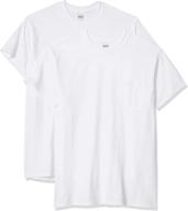 gildan cotton t shirt pocket x large men's clothing and t-shirts & tanks logo
