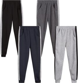 img 4 attached to 👕 Charcoal Athletics Coney Island Boys' Sweatpants - Boys' Clothing