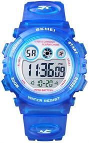 img 3 attached to 🏻 CakCity Military Girls' Waterproof Stopwatch Watches