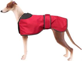 img 4 attached to 🧥 Waterproof Dog Jacket with Warm Fleece Lining - Morezi Outdoor Dog Apparel for Medium to Large Dogs, Adjustable Bands for Winter Coat