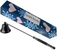 🕯️ neoyarde candle snuffer - stainless steel wick flame extinguisher - accessory for candle lovers (black) logo