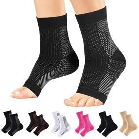 img 1 attached to Ultrafun Fasciitis Compression Breathable Tendonitis