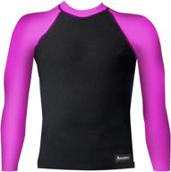 aeroskin raglan sleeve accent fuchsia logo