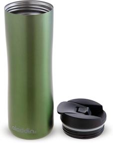 img 1 attached to ☕ Leak-Lock Thermavac Mug 0.47L Green – Stainless Steel, BPA-Free - Double Wall Vacuum Insulated Cup - Keeps Hot for 3.5 Hours - Leakproof Travel Mug - Dishwasher Safe