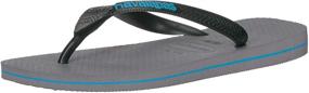 img 4 attached to 👟 Havaianas Унисекс 4140441 3498 334 Серые ботинки для мальчиков