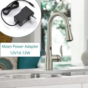 img 2 attached to 🔌 12V AC Power Adapter for Moen Faucet 177565, 169031, 163712, 7185E, 7594E, 7864E, 7565E, S72308E 87350E Series Moen Kitchen Faucets - High-Quality Power Adapter with 5FT Cable