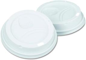 img 1 attached to Dixie PerfecTouch WiseSize Insulated Paper Cups with Lids, 12oz (50 Cups, 50 Lids)