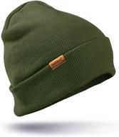 warm and stylish fanvince daily beanie: winter thermal hats for men and women, perfect as gifts logo