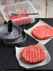 img 1 attached to 🍔 Hiyearn Non-Stick Hamburger Press Patty Maker for Perfectly Shaped, Delicious Burgers - Ideal for Grilling and Cooking, Includes 100 PCS Wax Paper