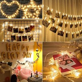 img 2 attached to 🌟 Caprier Luxury Teen Girl Room Decor: 50 LED Clips String Light - Dimmable 8 Modes Timer, USB Battery Powered - Perfect Dorms Decoration and Teen Room Decor