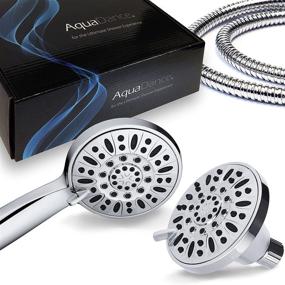 img 3 attached to AquaDance Total Chrome Premium High Pressure 48-Setting 3-Way Combo: A Luxurious 6-Setting Rain Shower Head and Hand Held Shower in One!