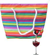 icy chic: insulated wine purse, a stylish and portable women's handbag and wallet logo