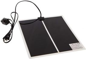 img 4 attached to XZKING Pet Reptile Under Tank Heating Pad: Temperature Control Heat Mat for 5-40gal Tanks