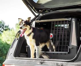 img 3 attached to Ferplast Atlas Scenic SUV & Car Dog Crate for Small to Intermediate Dog Breeds with 1-Year Manufacturer's Warranty