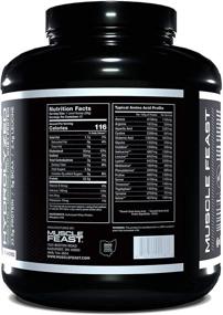 img 3 attached to 🏋️ Maximize Muscle Growth with Muscle Feast Grass Fed & Hormone Free Hydrolyzed Whey Protein (Unflavored, 5lb)