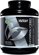 🏋️ maximize muscle growth with muscle feast grass fed & hormone free hydrolyzed whey protein (unflavored, 5lb) logo