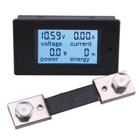 img 4 attached to 🔌 Yeeco Digital Multimeter DC6.5-100V 100A Voltage Amperage Power Energy Meter with LCD Display and Shunt - Volt Amp Tester for Precise Power Monitoring