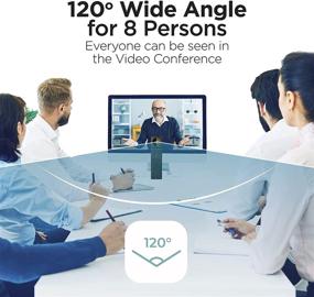 img 3 attached to 🎥 BITOMIC 8-Person All-in-One Conference Room Camera System: Noise Cancelling HD Video Conferencing, 120° Wide Angle Webcam with Microphone and Speaker, Ideal for Conference Room Webcam