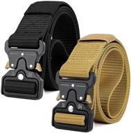 mozeto tactical heavy duty quick release men's belt accessories for enhanced performance logo