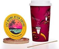 ☕️ solo bistro 20 oz hot paper coffee cups (100ct) bundle - eco-friendly, bpa free, leak resistant логотип