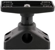 🐟 black swivel fishfinder mount for lowrance and eagle with side/deck mount - scotty #269 logo
