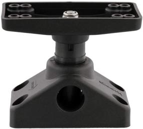 img 1 attached to 🐟 Black Swivel Fishfinder Mount for Lowrance and Eagle with Side/Deck Mount - Scotty #269