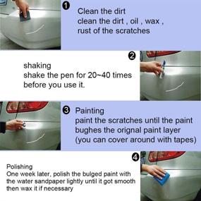 img 1 attached to ✏️ Universal Car Pro Mending Car Scratch Repair Paint Pen - Professional Grade White Car Scratch Remover