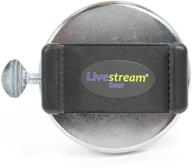 📸 livestream gear - 100 lb. magnetic phone mount ideal for regular size phones. ultra-strong for exceptional video capture at the gym, photography, live streaming, or wod. (md. magnetic mount) logo