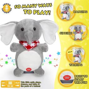 img 3 attached to TOY Life Elephant Musical Talking