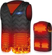 🧥 heated vest x99 - rechargeable electric winter thermal warm vest for men and women, usb body warmer for fishing and hunting logo