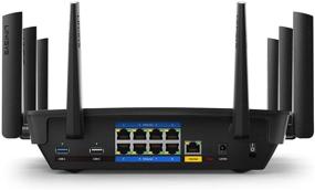 img 3 attached to 📶 Revolutionary Linksys EA9400 Max-Stream AC5000 MU-MIMO Wi-Fi Tri-Band Gigabit Router for Ultimate Wireless Performance