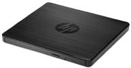 📀 hp f2b56aa cd/dvd rw drive: portable external usb, slim design, black - read and write logo