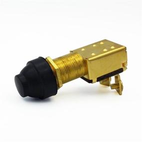 img 4 attached to 💡 Cambridge Brass Momentary Push Button Starter Switch, 15 AMP, 12 Volt DC, 180 Watts