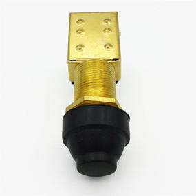 img 3 attached to 💡 Cambridge Brass Momentary Push Button Starter Switch, 15 AMP, 12 Volt DC, 180 Watts