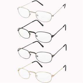 img 2 attached to Reading Glasses Unisex Classic Readers Vision Care