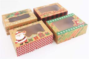 img 2 attached to 🍪 Festive Christmas Cookie Holiday Container Stickers: Enhance Your Packaging!