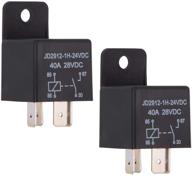 🚗 high-performance ehdis car relay: 4 pin 24v 40amp (jd2912-1h-24vdc) - auto switches & starters, 2 pack logo