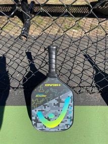 img 1 attached to 🎾 HEAD Graphite Pickleball Paddle - Radical Tour Lightweight with Honeycomb Polymer Core & Comfort Grip, Yellow - Ultimate Performance for Pickleball Enthusiasts