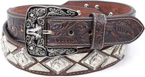 img 4 attached to Western Rhinestone Cowboy Cowgirl Sparkle Women's Accessories for Belts