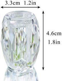 img 3 attached to Set of 2 Refillable Crystal Seasoning Bottle Salt and Pepper Shakers - Optimal Kitchen Decor