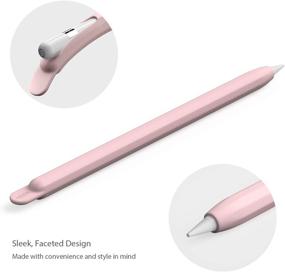 img 2 attached to 🖊️ Защитите и настройте Apple Pencil 1-го поколения с помощью UPPERCASE Designs NimbleSleeve - Премиальный силиконовый чехол-держатель в розовом цвете