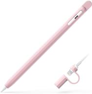 🖊️ protect and personalize your apple pencil 1st gen with uppercase designs nimblesleeve - premium silicone case holder in pink logo